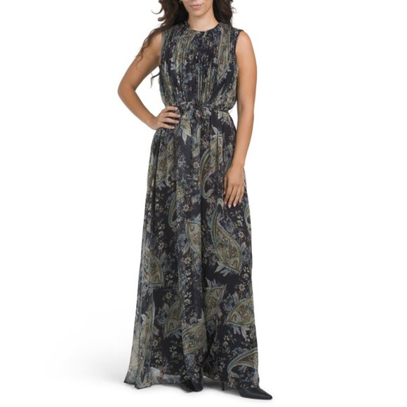 MIKAEL AGHAL BLACK MULTI Gown - Picture 1 of 2